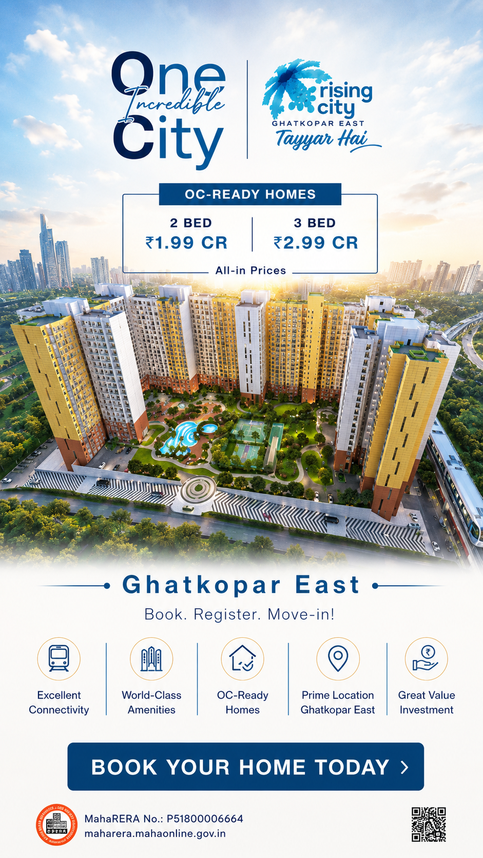 Rising City Mumbai - Premium 2 & 3 BHK Luxury Residences by Hubtown Limited