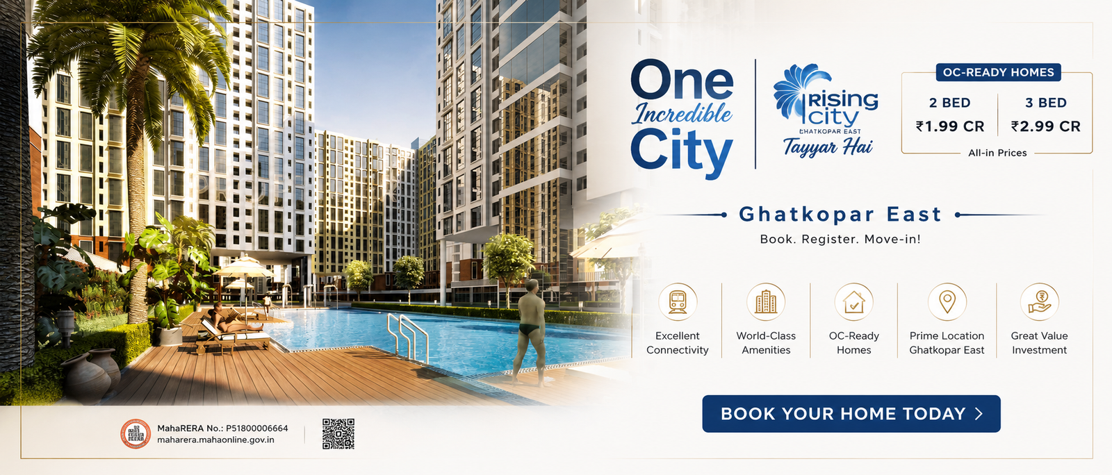 Rising City Mumbai - Exclusive Launch Offer on Premium Residences at Ghatkopar