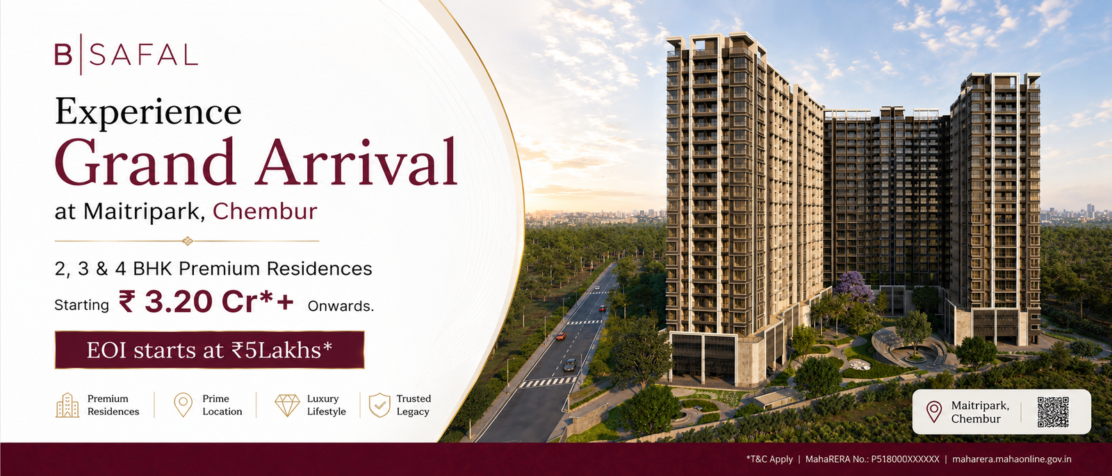 BSafal Maitri Park Chembur - Luxury Apartments Hero Banner